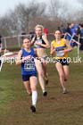Bobby Clay (Kent) leads the under-20 womens Inter Counties Cross Country, Cofton Park, Birmingham. Photo: David T. Hewitson/Sports for All Pics